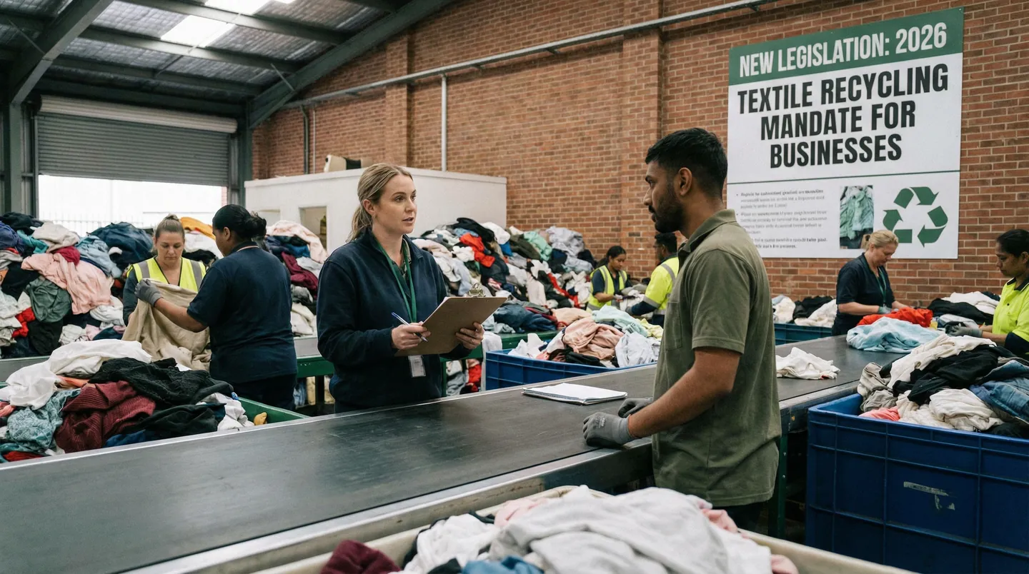 New legislation around responsible recycling of textiles for businesses in 2026